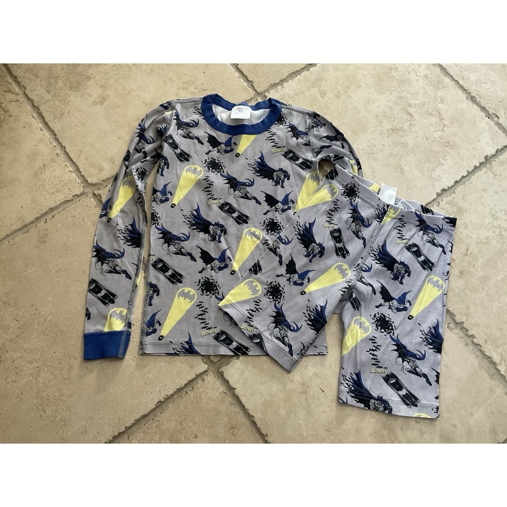 HANNA ANDERSSON Batman Black/Gray‎ Organic pajamas, Size 150 (12)